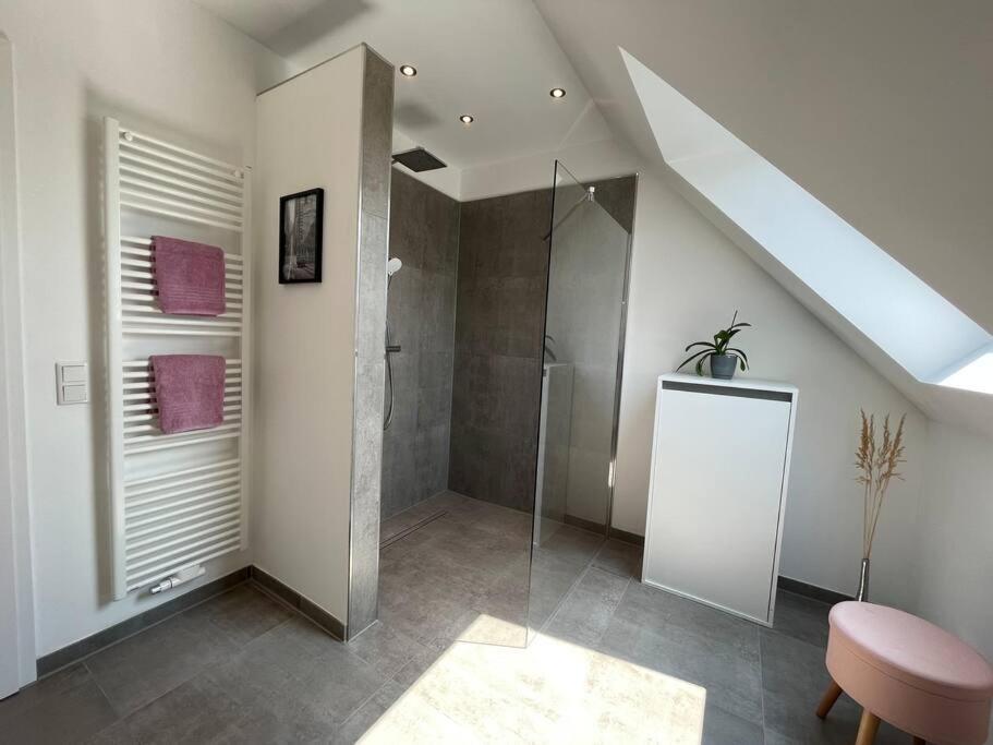 Studio - Apartment Steinmetz Mit Balkon Reken Bagian luar foto